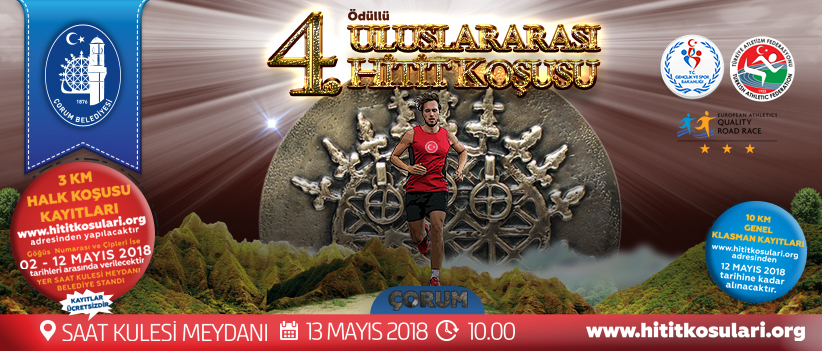 4.Uluslararası Hitit Koşusu’na kayıtlar başladı