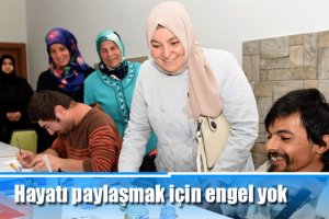 Hayatı paylaşmak için engel yok