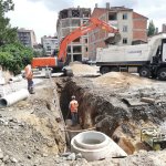 Belediye, yeni yolda altyapı çalışmasına başladı