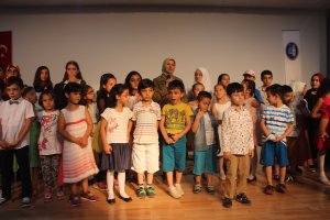 Gençlik merkezi Kuran Kursu öğrencilerinden muhteşem etkinlik