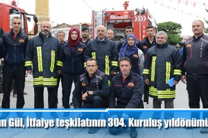 Başkan Gül, İtfaiye teşkilatının 304. Kuruluş yıldönümünü kutladı