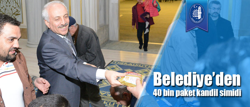 Belediye’den 40 bin paket kandil simidi