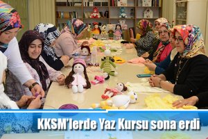 KKSM’lerde Yaz Kursu sona erdi