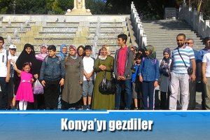 Konya’yı gezdiler