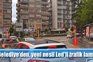 Belediye’den, yeni nesil Led'li trafik lambası