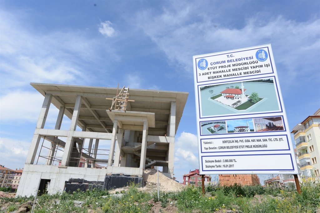 Mahalle mescidleri hızla yükseliyor