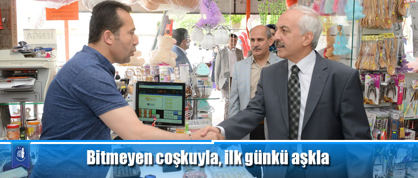 Bitmeyen coşkuyla, ilk günkü aşkla