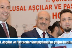 1. Aşçılar ve Pastacılar Şampiyonası’na yoğun katılım