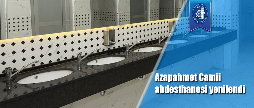 Azapahmet Camii abdesthanesi yenilendi