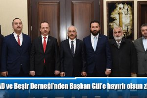 TÜMSİAD ve Beşir Derneği’nden Başkan Gül’e hayırlı olsun ziyareti