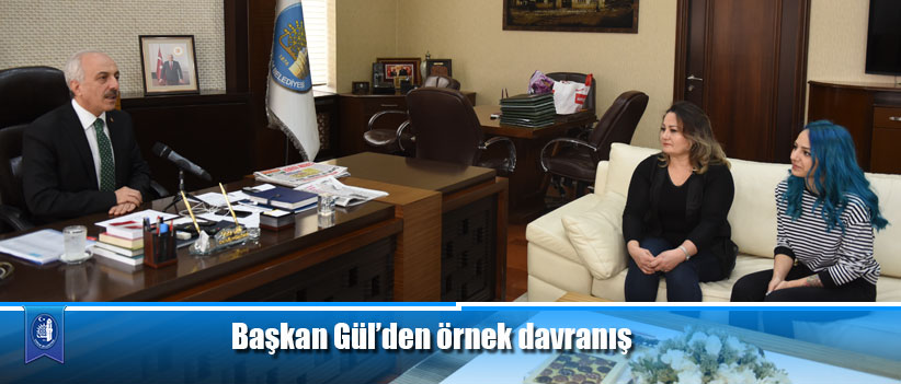 Başkan Gül’den örnek davranış