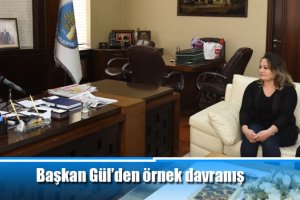 Başkan Gül’den örnek davranış