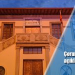 Çorum Belediyesi’nden açıklama