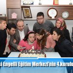 Çorum Belediyesi Engelli Eğitim Merkezi’nin 4.kuruluş yıldönümü kutlandı