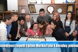 Çorum Belediyesi Engelli Eğitim Merkezi’nin 4.kuruluş yıldönümü kutlandı