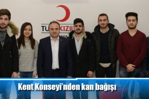 Kent Konseyi’nden kan bağışı