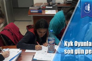 KYK oyunlarında son gün perşembe