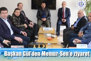 Başkan Gül’den Memur-Sen’e ziyaret