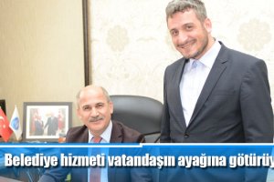 Belediye hizmeti vatandaşın ayağına götürüyor