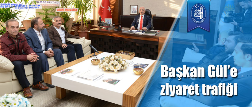 Başkan Gül’e ziyaret trafiği