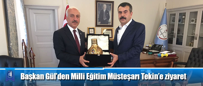 Başkan Gül’den Milli Eğitim Müsteşarı Tekin’e ziyaret