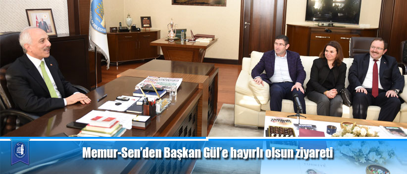 Memur-Sen'den Başkan Gül'e hayırlı olsun ziyareti