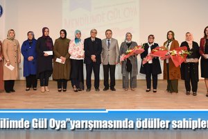 “Mendilimde Gül Oya”yarışmasında ödüller sahiplerini buldu