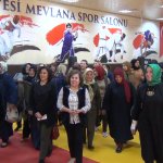 Mevlana Spor Salonunda artık kadınlar da spor yapıyor