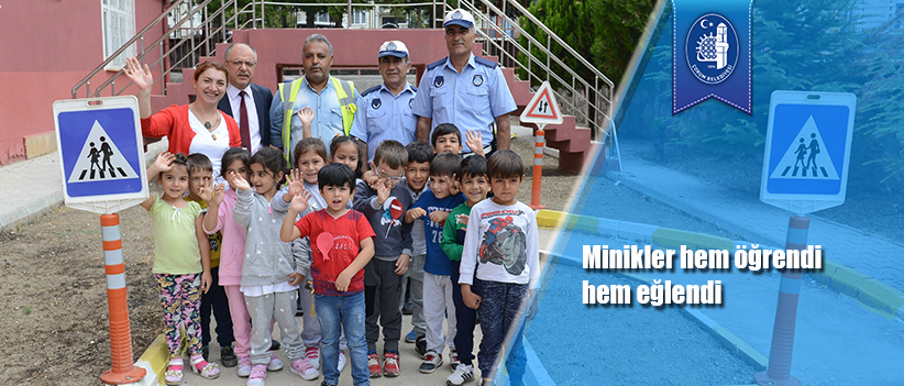 Minikler hem öğrendi hem eğlendi