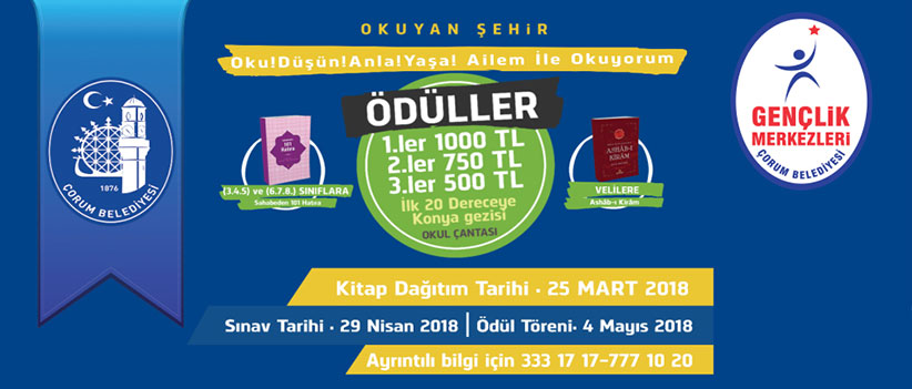 Belediye’den ödüllü okuma yarışması