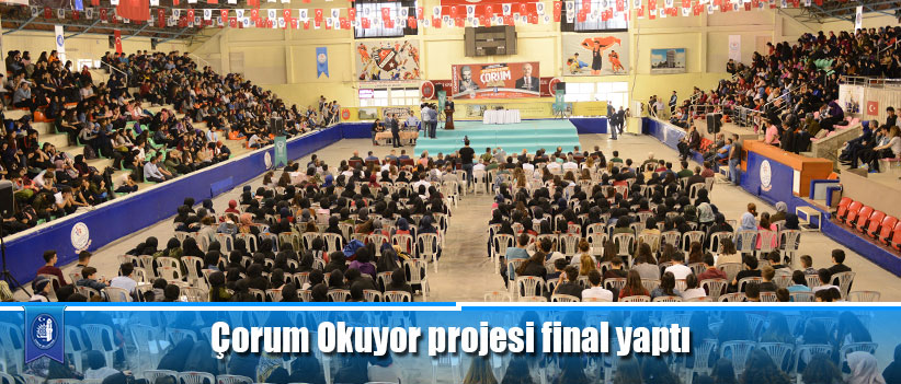 Çorum Okuyor projesi final yaptı