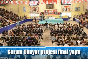 Çorum Okuyor projesi final yaptı
