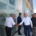 Gül ve Akar esnaf ziyaretlerini sürdürüyor