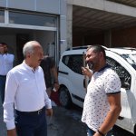 Gül ve Akar esnaf ziyaretlerini sürdürüyor