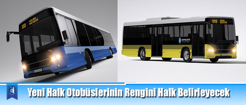 Yeni Halk Otobüslerinin Rengini Halk Belirleyecek