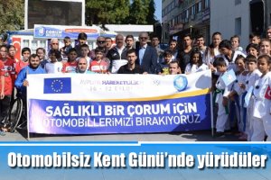 Otomobilsiz Kent Günü’nde yürüdüler