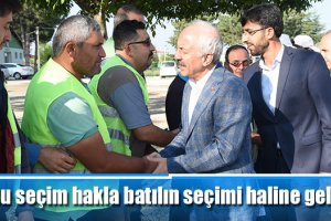 Bu seçim hakla batılın seçimi haline geldi