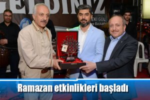 Ramazan etkinlikleri başladı