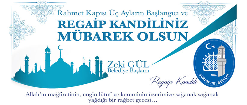 Regaip Kandiliniz Mübarek Olsun