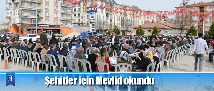 Şehitler için Mevlid okundu