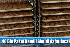 40 Bin Paket Kandil Simidi dağıtılacak