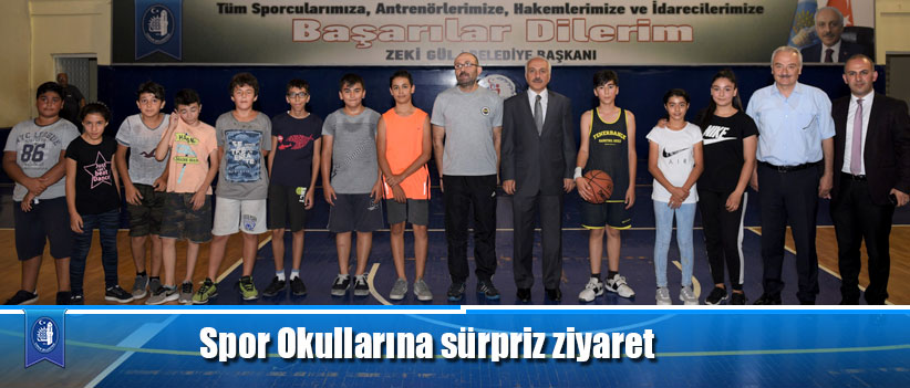 Spor Okullarına sürpriz ziyaret