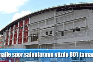 Mahalle spor salonlarının yüzde 80’i tamamlandı