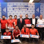 Başarılı sporcular ödüllendirildi