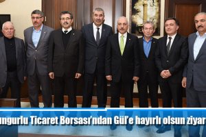 Sungurlu Ticaret Borsası'ndan Gül'e hayırlı olsun ziyareti