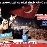 15 Temmuz Demokrasi ve Milli Birlik Günü anma programı 3 gün sürecek