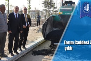 Tarım Caddesi 20 metreye çıktı