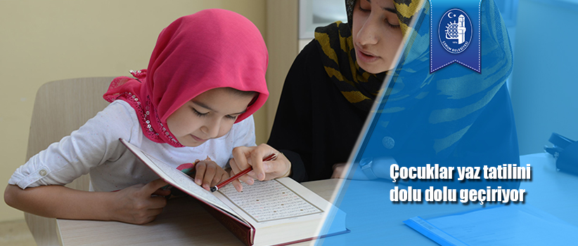 Çocuklar yaz tatilini dolu dolu geçiriyor