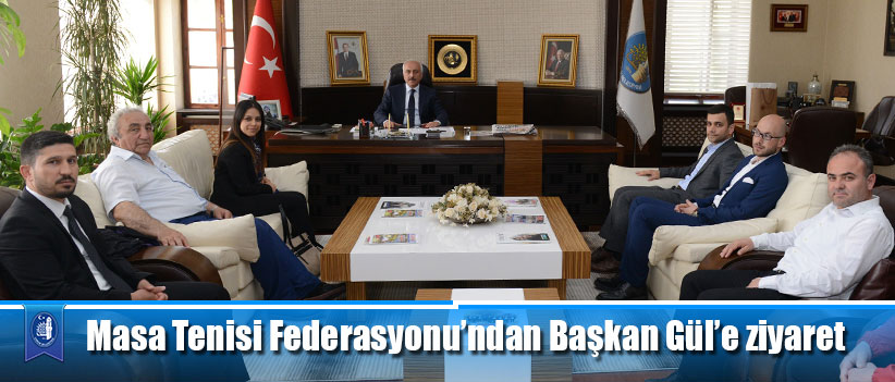 Masa Tenisi Federasyonu’ndan Başkan Gül’e ziyaret
