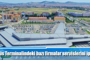 Otobüs Terminalindeki bazı firmalar servislerini iptal etti